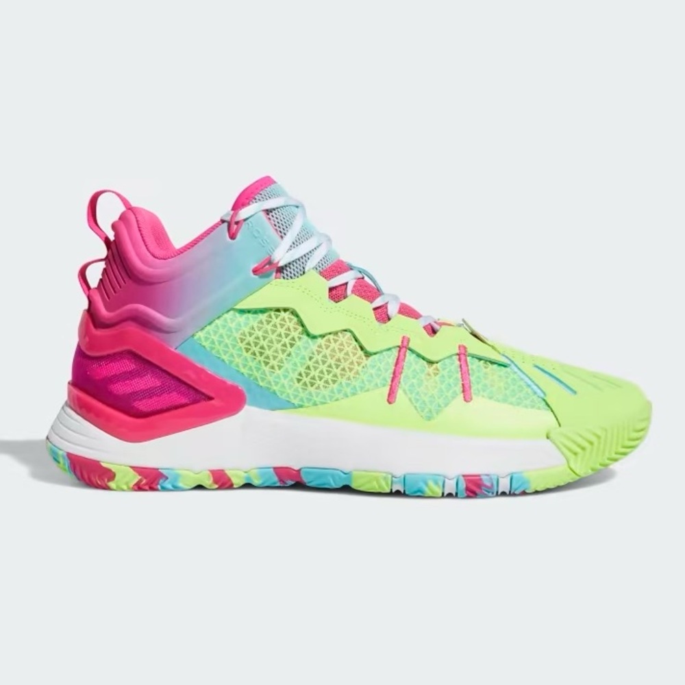 adidas D Rose Son of Chi Godspeed -  Signal Green/Pink - Size 10
